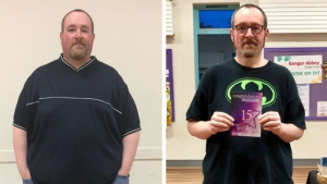 47χρονος έχασε <br>... 133 κιλά <br> με τρίχρονη δίαιτα