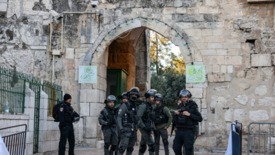 Συγκρούσεις αστυνομίας <br> και διαδηλωτών <br> στην Ιερουσαλήμ