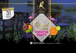 Taratsa party <br> την Παρασκευή στο <br> Paco&#039;s project!