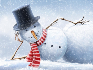 Ο Άγιος Βαλεντίνος <br> θα ντυθεί... <br>  χιονάνθρωπος!