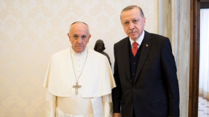 Αμόκ του Ερντογάν <br> Κάλεσε στην Αγιά Σοφιά <br> τον Πάπα Φραγκίσκο