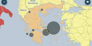 Οι πέντε νομοί <br> της Ελλάδας χωρίς <br> κρούσματα του ιού