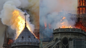 Παγκόσμιο σοκ <br> για τη φωτιά στην <br> Παναγία των Παρισίων