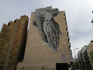 Αυτό είναι το <br> μεγαλύτερο γκράφιτι <br> της Αθήνας (εικόνα)
