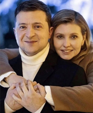 Η ηρωίδα σύζυγος <br> πίσω από τον <br> Ουκρανό πρόεδρο