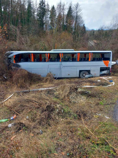 Τροχαίο με λεωφορείο <br> στη Βουλγαρία Και <br> Έλληνες στους τραυματίες