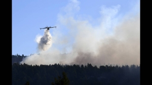Τρίτη ημέρα πυρκαγιάς  στην Εύβοια ''Κλειδί''  οι εναέριες ρίψεις νερού