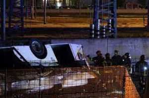 Τραγωδία στη Βενετία <br> με 22 νεκρούς Έπεσε <br> λεωφορείο από γέφυρα