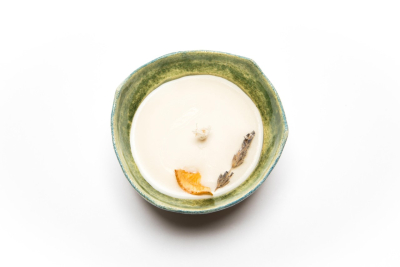 Ραφήνα Μπωλ Κορόνα <br> με φυσικό κερί <br> Me nero Keramiki
