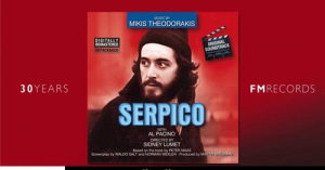 1973 Όταν ο Μίκης  έγραψε τη μουσική για  το ''Serpico'' του Αλ Πατσίνο