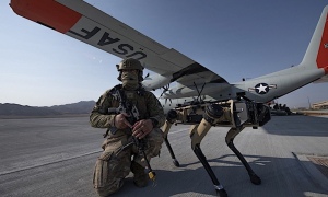 Ο αμερικανικός στρατός <br> εκπαιδεύει σκύλους <br> ρομπότ! (εικόνα)