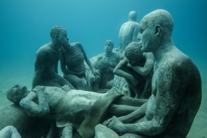 Το υποθαλάσσιο μουσείο <br> γλυπτικής στον <br> ωκεανό (εικόνες)