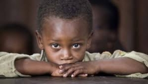 Ένα στα τρία <br> παιδιά στην Αφρική <br> δεν έχει φαγητό!
