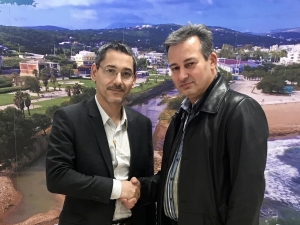 Ο Α. Κυριακόπουλος  μαζί με τον  Α. Βασιλόπουλο