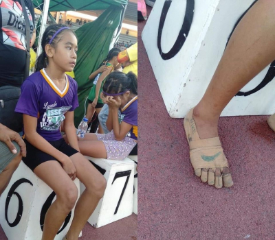 Η 11χρονη πρωταθλήτρια <br> χωρίς παπούτσια <br> αλλά με ψυχή!