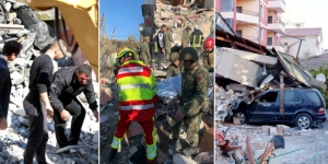 Φόβοι για δεκάδες <br> νεκρούς στον φονικό <br> σεισμό της Αλβανίας