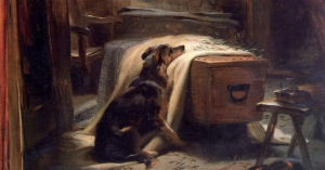 Ένα έργο Τέχνης <br> του 1837 για <br> την αγάπη των σκυλιών