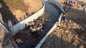 19 νεκροί μετανάστες <br> σε τροχαίο <br> στην Τουρκία