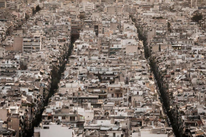 Οι πολυκατοικίες  ''στραγγαλίζουν'' την  Αθήνα (εικόνα)