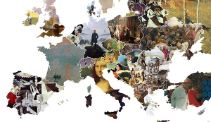 Ο αριστουργηματικός <br> εικαστικός χάρτης <br> της Ευρώπης (εικόνες)