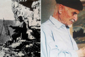 Βασίλης Ιθακήσιος <br> Έζησε ζωγραφίζοντας 20 <br> χρόνια σε σπηλιά