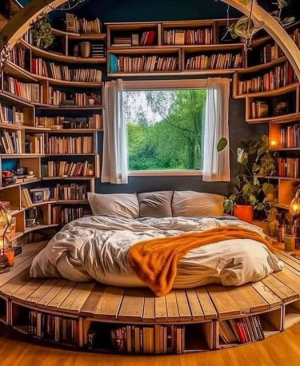 Το ιδανικό δωμάτιο <br> για τους λάτρεις <br> των βιβλίων...