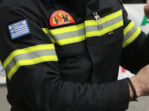 Πυροσβέστης έσωσε <br> τη ζωή βρέφους <br> στη Λάρισα