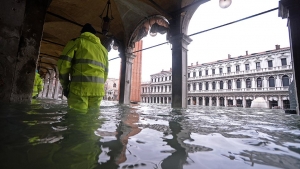 Ανησυχία στη <br> Βενετία για τις <br> ακραίες πλημμύρες