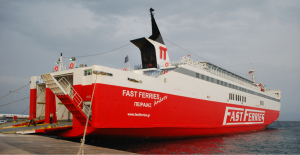 Ραφήνα Λαχτάρα <br> για τους 446 επιβάτες <br> του Fast Ferries Andros