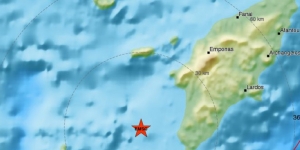 Σεισμός 3,6 ρίχτερ <br> μεταξύ Ρόδου <br> και Καρπάθου