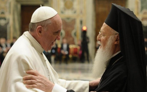 Πάπας Φραγκίσκος σε <br> Βαρθολομαίο: Δώρα Θεού <br> προσευχή και συγνώμη