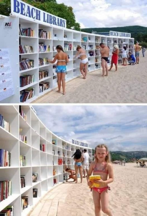 Αυτή είναι η <br> θαυμαστή παραθαλάσσια <br> βιβλιοθήκη στη Βουλγαρία