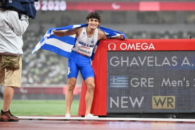 Χρυσός Παραολυμπιονίκης <br> ο Θανάσης Γκαβέλας <br> στο σπριντ!