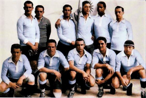 Η ανίκητη ομάδα  της εθνικής Ουρουγουάης  τη δεκαετία του 20'