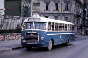 Το λεωφορείο στην  άδεια Πατησίων  το 1965 (εικόνα)