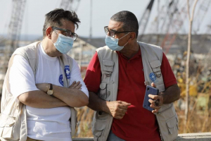 Ο Νικήτας Κανάκης στη <br> Βηρυτό με τους <br> Γιατρούς του Κόσμου